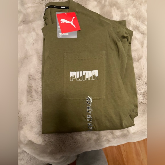 NWT PUMA MENS XL POCKET SHORT SLEEVE T-SHIRT - Picture 1 of 5